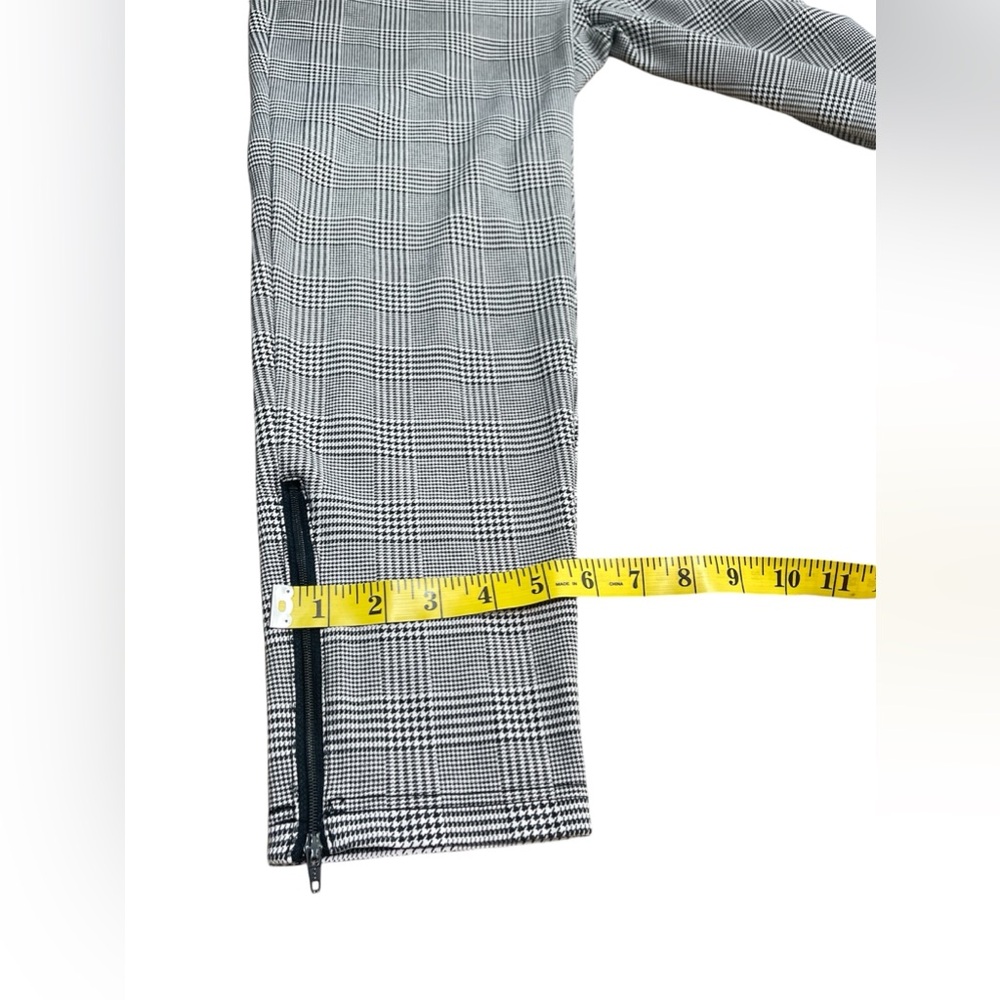 Betabrand black,white,Gray Plaid Ankle Pants - Picture 9 of 13